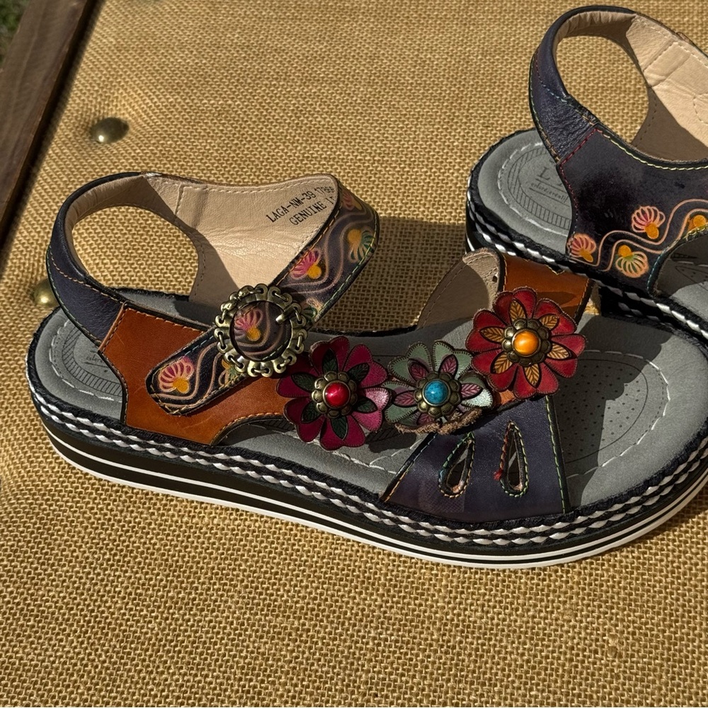 Spring Step L'Artiste Women's Laga Slide Sandal Size 39 (8) - Picture 5 of 10